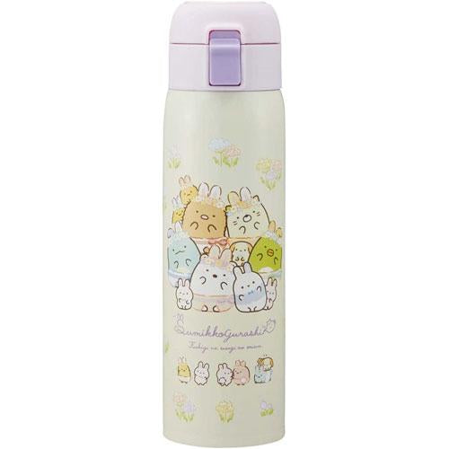 Skater Sumikko Gurashi 480 ml Stainless Steel One-Touch Direct-Drink Bottle