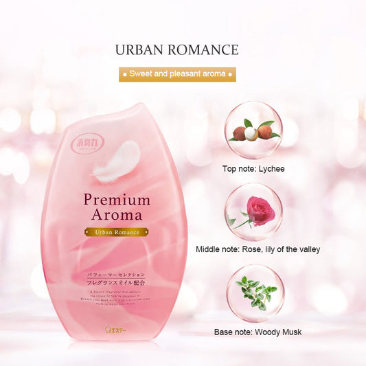 Japan ST Deodorizing Power, Indoor Air Freshener, Premium Aroma Series 400ml Urban Romance Scent