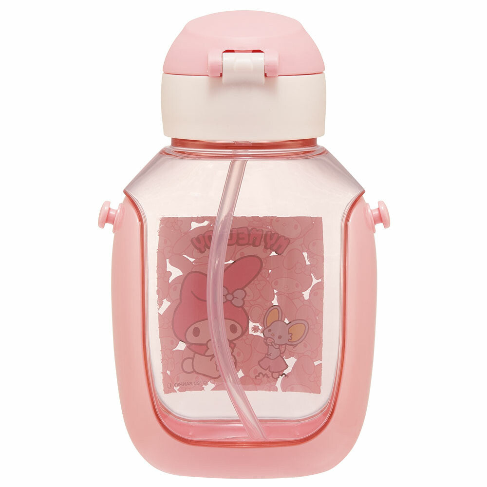 Japan Skater Heat-resistant Resin My Melody Children's Students Straw Cup Large Capacity Water Bottle 530ml