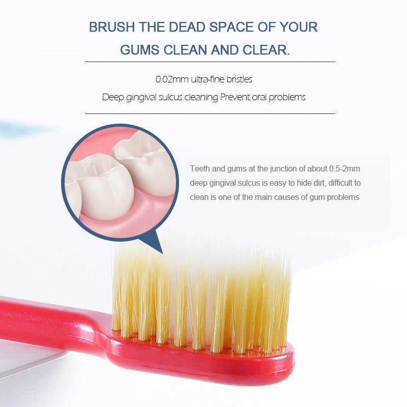 Japan EBiSU Wide Soft Bristle Toothbrush Color Randomized