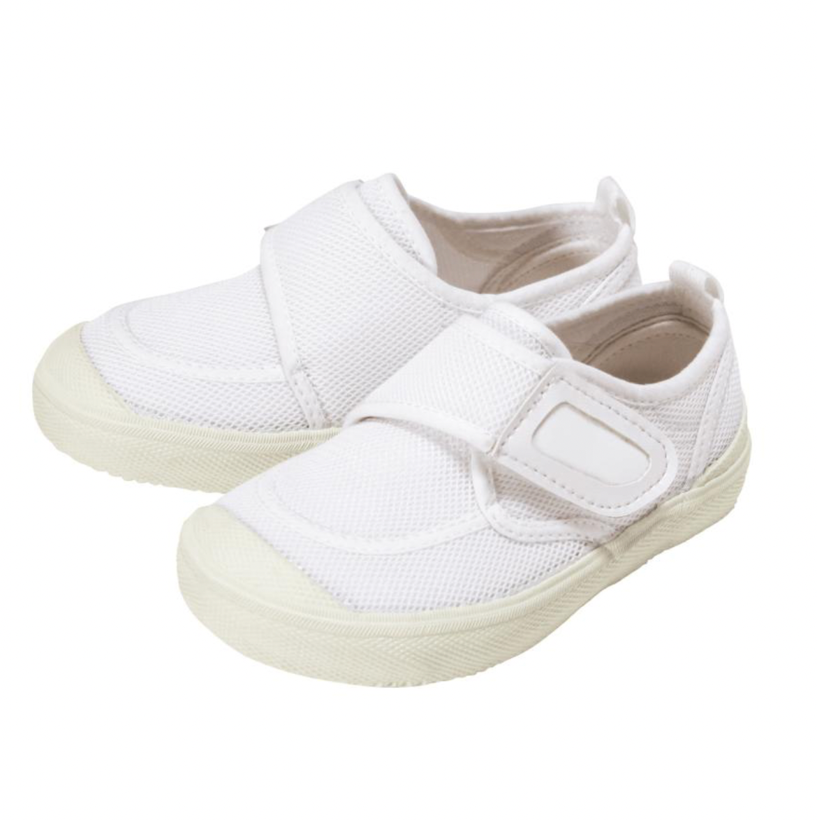 MIKIHOUSE Small White Shoes Made in Japan (14-9408-578) for Babies With High Toes (no box by default)