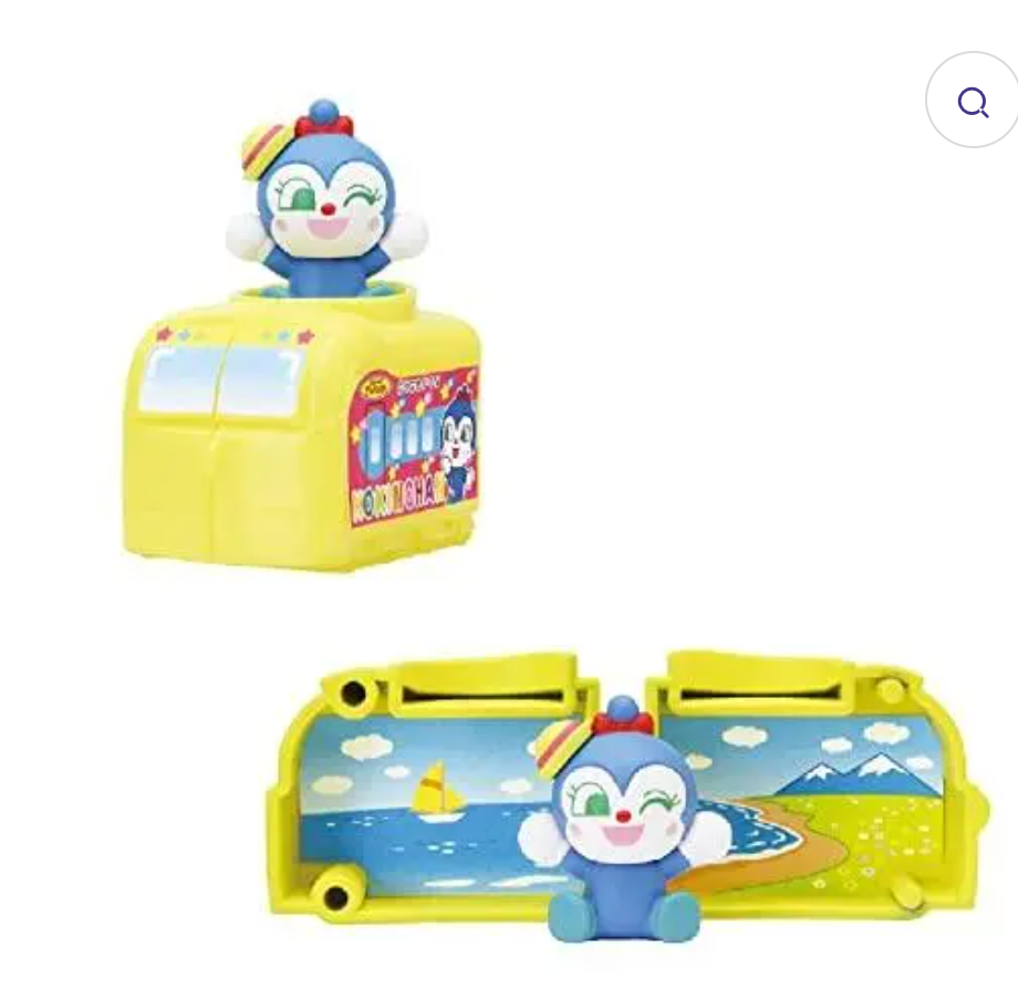 Japan BANDAI  Toys Bath Ball, Soaking Ball, Dissolved with Toys Floating Out【Anpanman & Train】Plus size