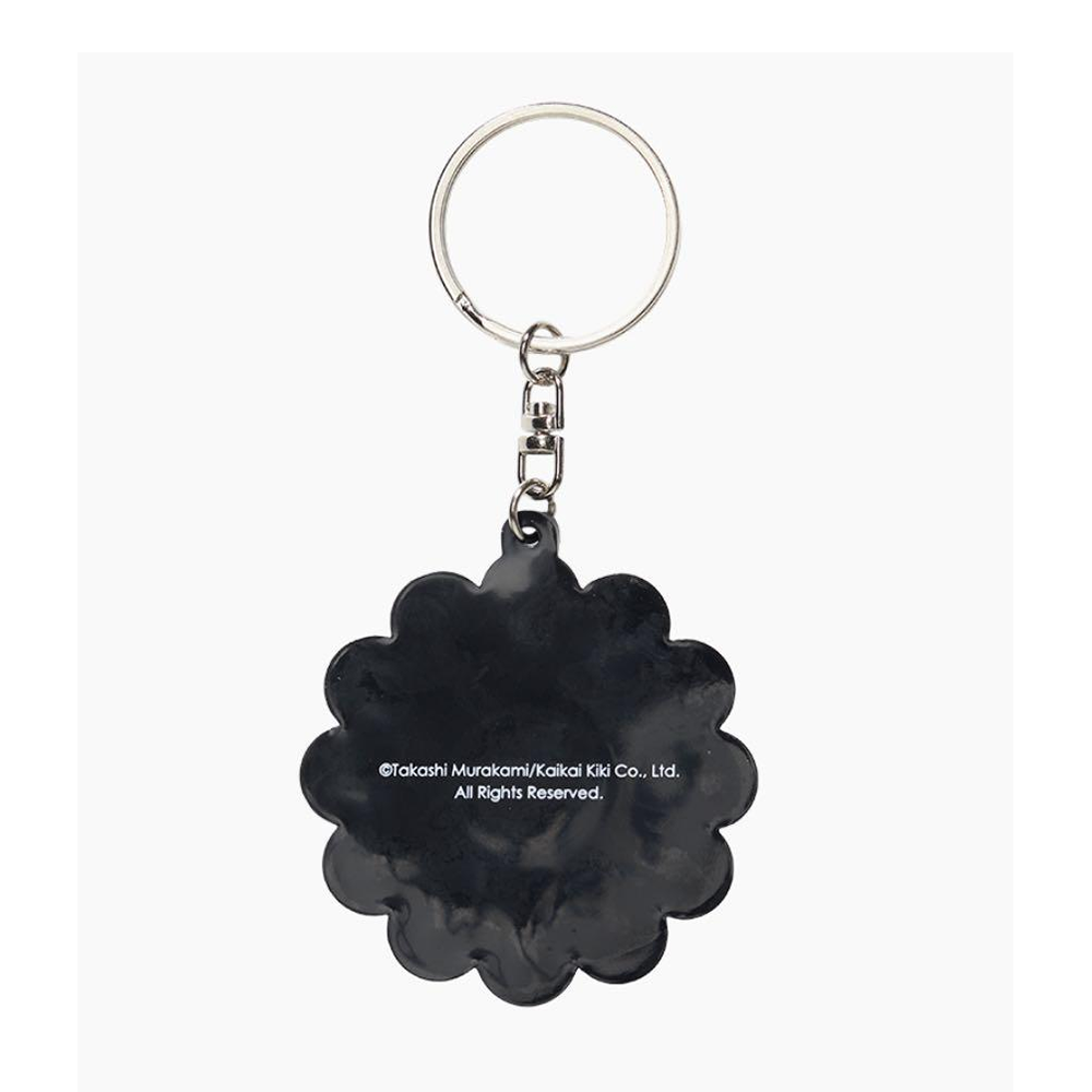 Takashi Murakami ,Keychain, Orange & White, Pink Mouth