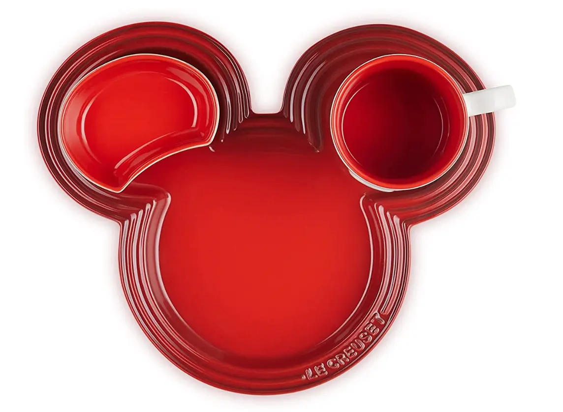 Le Creuset x Disney Mickey Collection, Mickey Tableware Set Black/Red