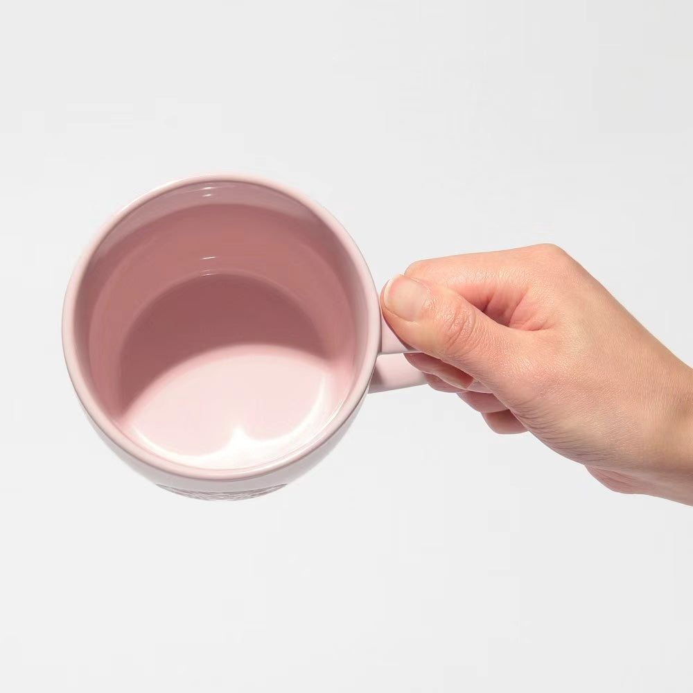 Starbucks Japan 2026 Valentine's Day Limited Edition Pink-Beige Mug (Gift Box Set, 355ml)