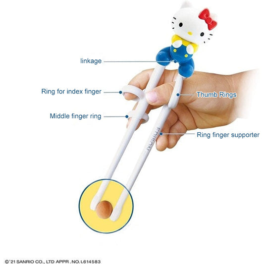 Japan EDISON Hello Kitty Right-handed Children's Learning Chopsticks