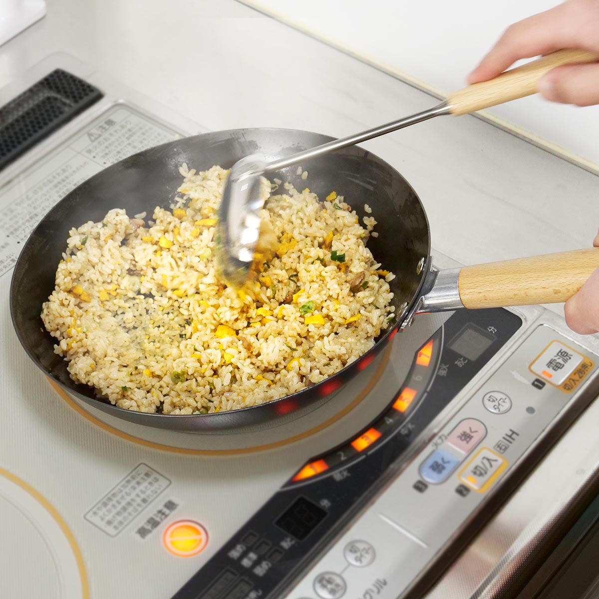 Yamada Kogyosho, HANAKO+a (Nitriding )Frying Pan【24cm】
