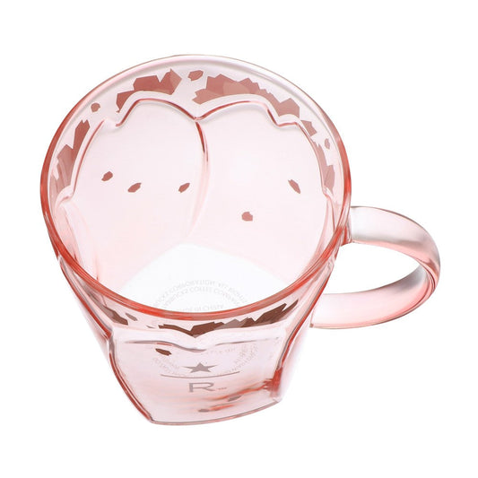 🇯🇵 Starbucks, Sakura Series, Sakura Handle Glass, 355ml
