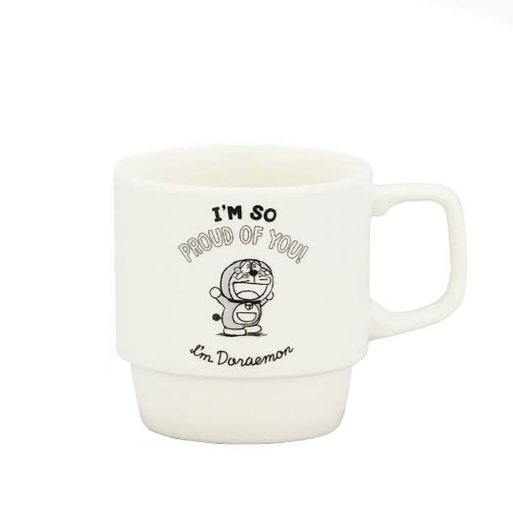 Japan DORAEMON Future Department Store White Ceramic Printed Mug(Approx. 115 x 85 x 85 mm)