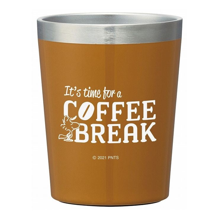 Skater Snoopy Stainless Steel Insulated Coffee Cup 240ml