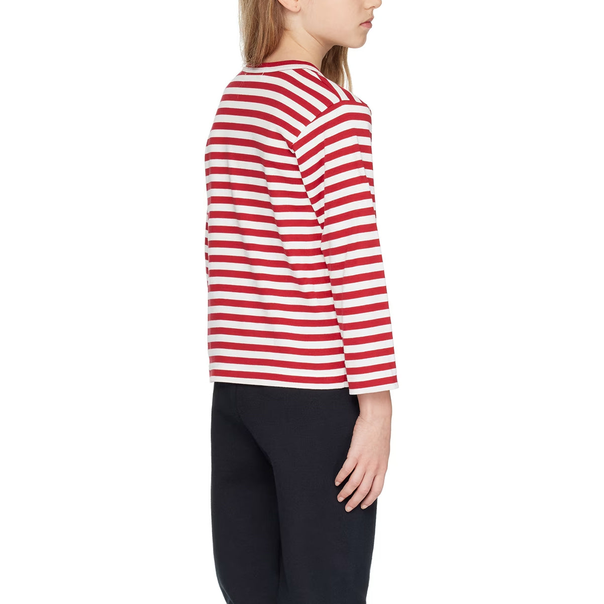 【PLAY KIDS】PLAY COMME des GARÇONS KIDS STRIPED T-SHIRT (RED) Red Stripe