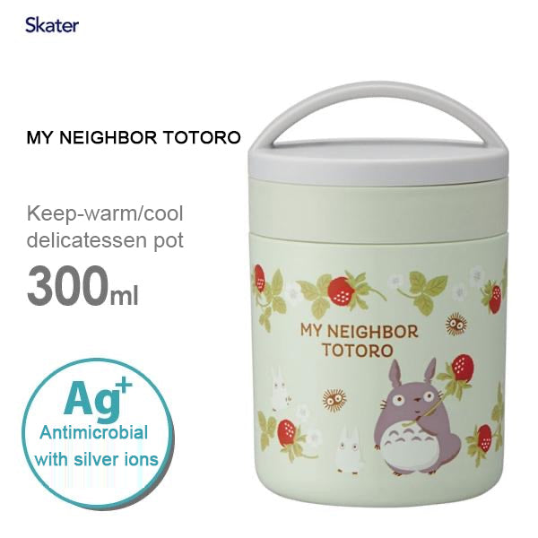 Japan Skater Totoro Stainless Steel Insulated Cooler Lunch Box, Food Jar, Soup Tank, Ultra-light Antibacterial Approx. 300ml