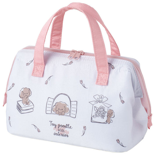 Skater Toy Poodle Insulated Lunch Bag – Pink