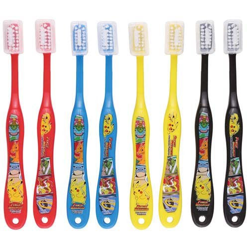 Japan Skater x Pokemon Individually Wrapped Soft Bristle Toothbrush for Kids 8pcs 6-12 years old