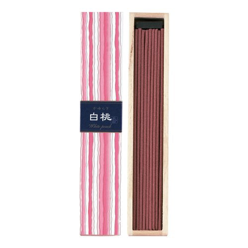 Nippon Kodo Incense Sticks – White Peach (40 sticks with holder)