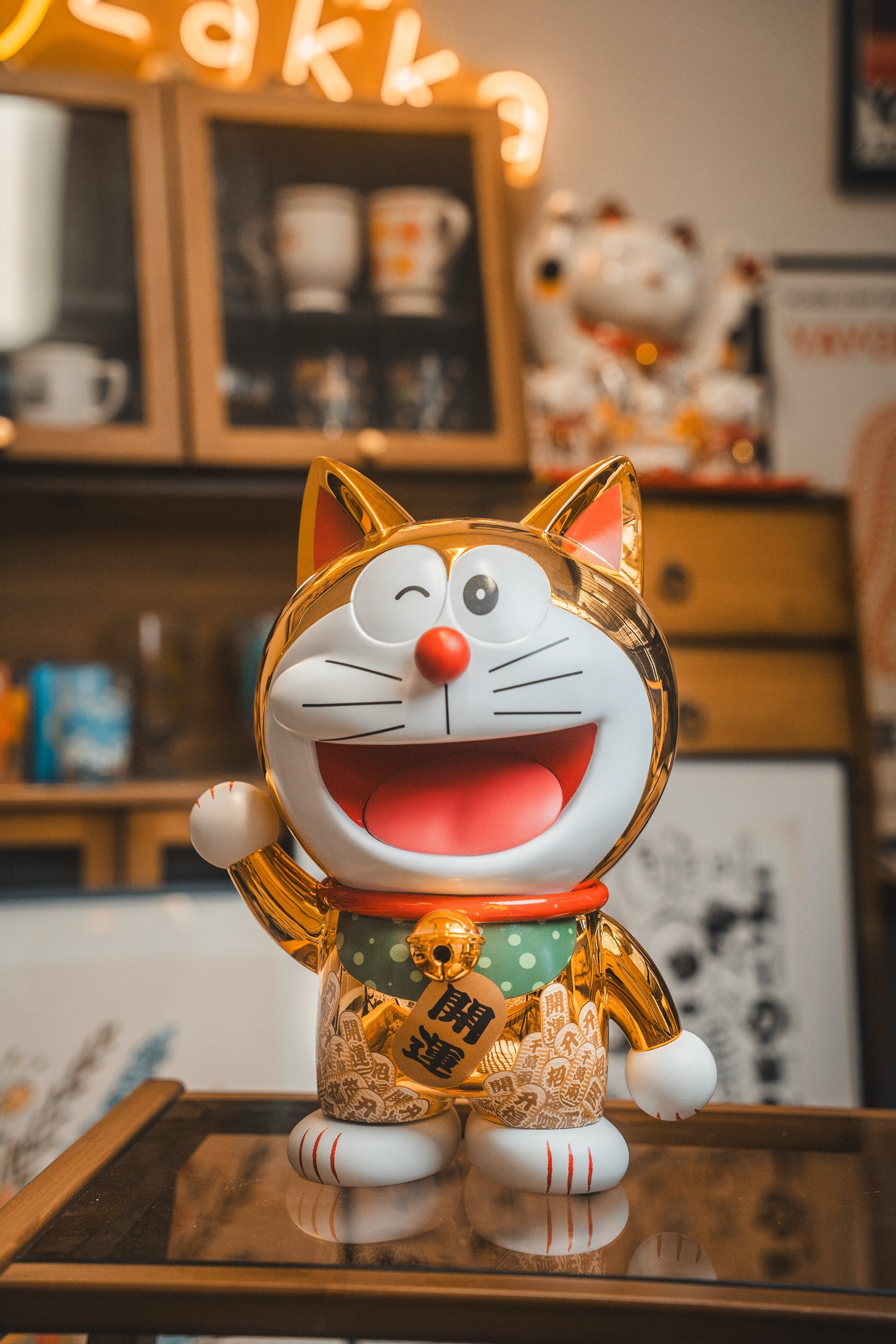 日本 哆啦A梦机器叮铛招财猫