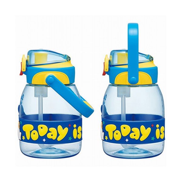 Skater Donald Duck Portable 1.2L Large-Capacity Straw Tumbler with Carry Strap