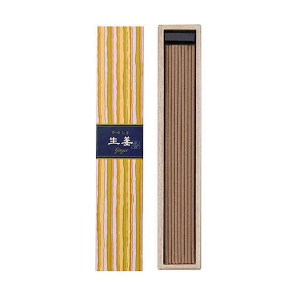 Japan Nippon Kodo Ginger Incense 40 Sticks With Incense Hoder