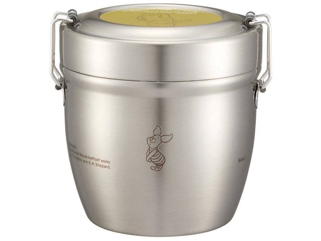 Japan Skater Winnie the Pooh Antimicrobial Insulated Stainless Steel Lunchbox 550ml