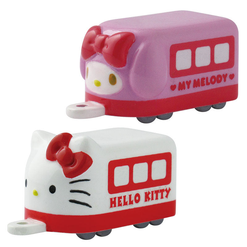 Japan Sanrio Toys Bath Ball,  Soaking Ball, Dissolved with Toys Floating Out【Train modeling cartoon toys】(Toys and Scent are random)