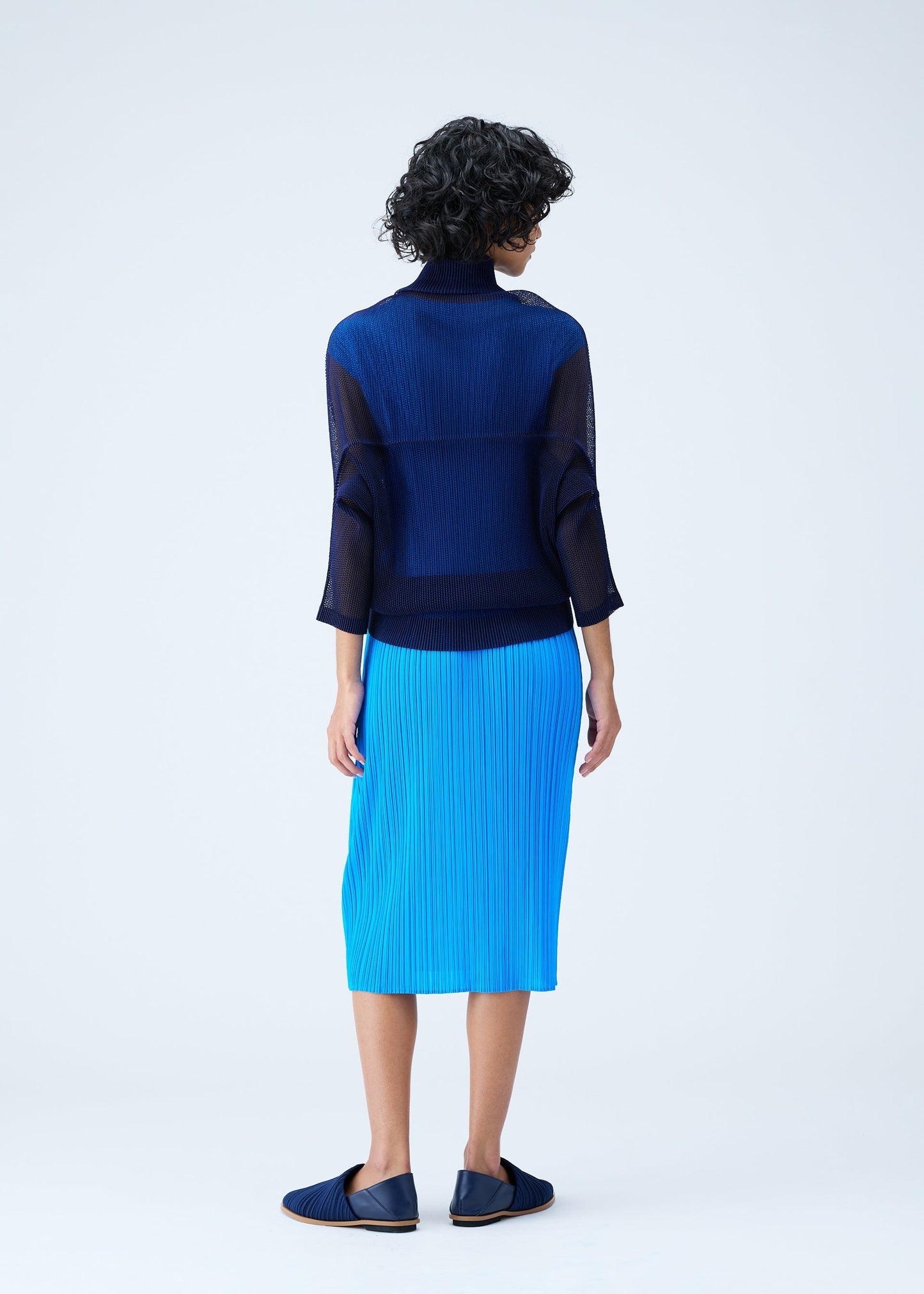 ISSEY MIYAKE Pleats Please TATAMI Bolero Cardigan PP33-FO363 one size