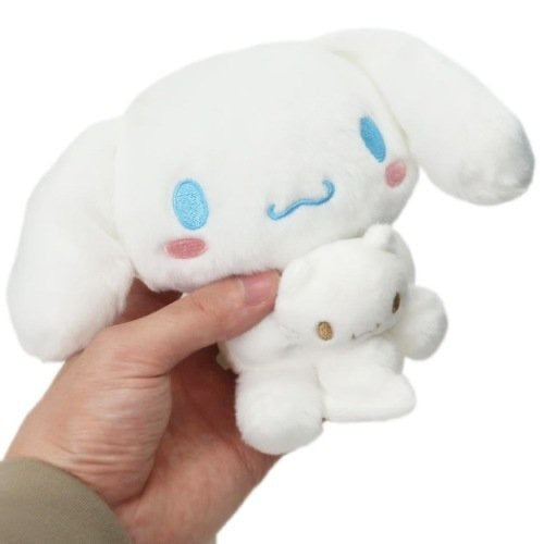 Japan Sanrio Characters & Critters, Bring the Baby Series, Cinnamoroll Plush Doll / Cuddle Pendant