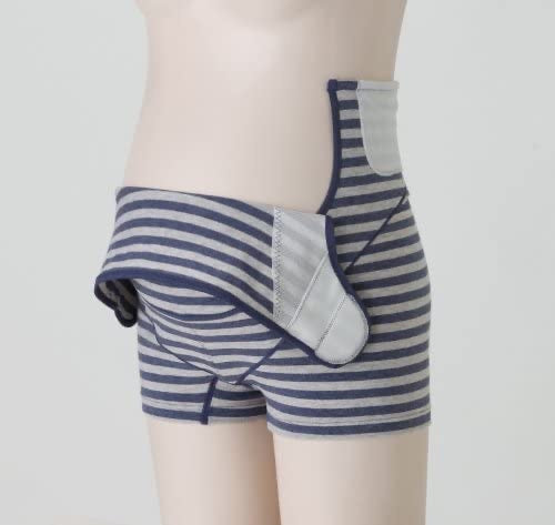 Japan inujirushi Convenient Inspection Pants, Pregnancy Belt,Cotton HB8367 Navy