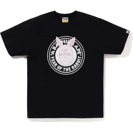 Japan BAPE YEAR OF THE RABBIT TEE Black Men's T-shirt