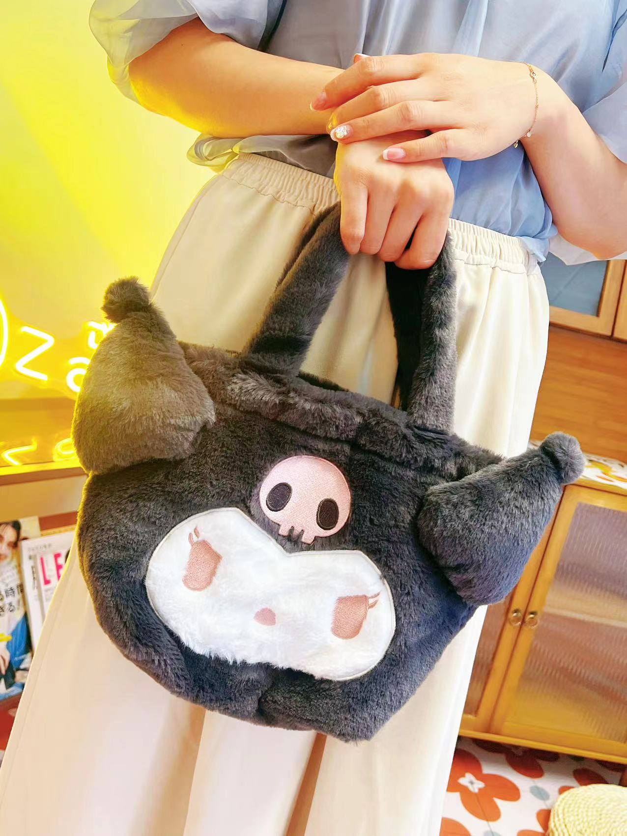 Sanrio Plush Clutch/Storage Bag