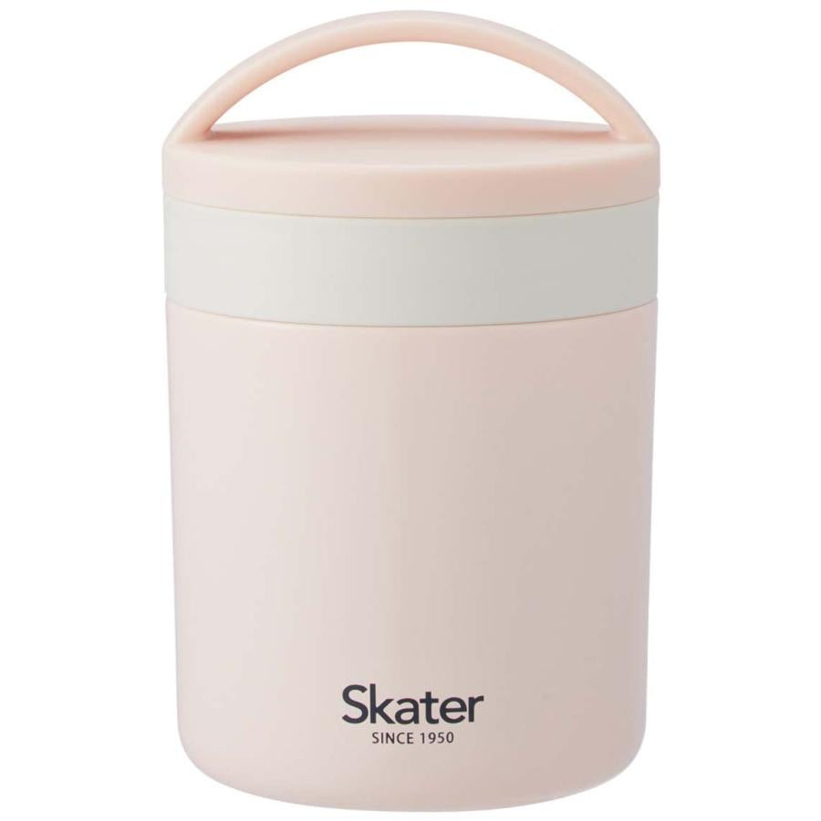 Japan Skater Pink Stainless Steel Insulated Cooler Lunch Box, Food Jar, Soup Tank, Ultra-light Antibacterial Approx. 300ml
