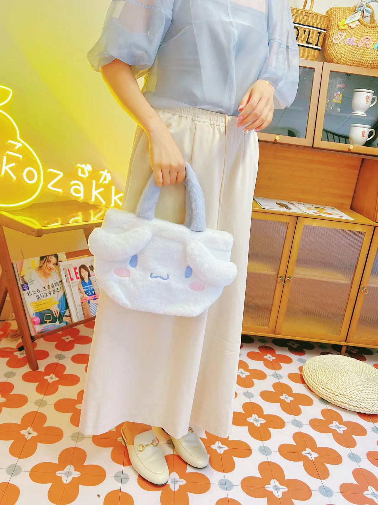 Sanrio Plush Clutch/Storage Bag