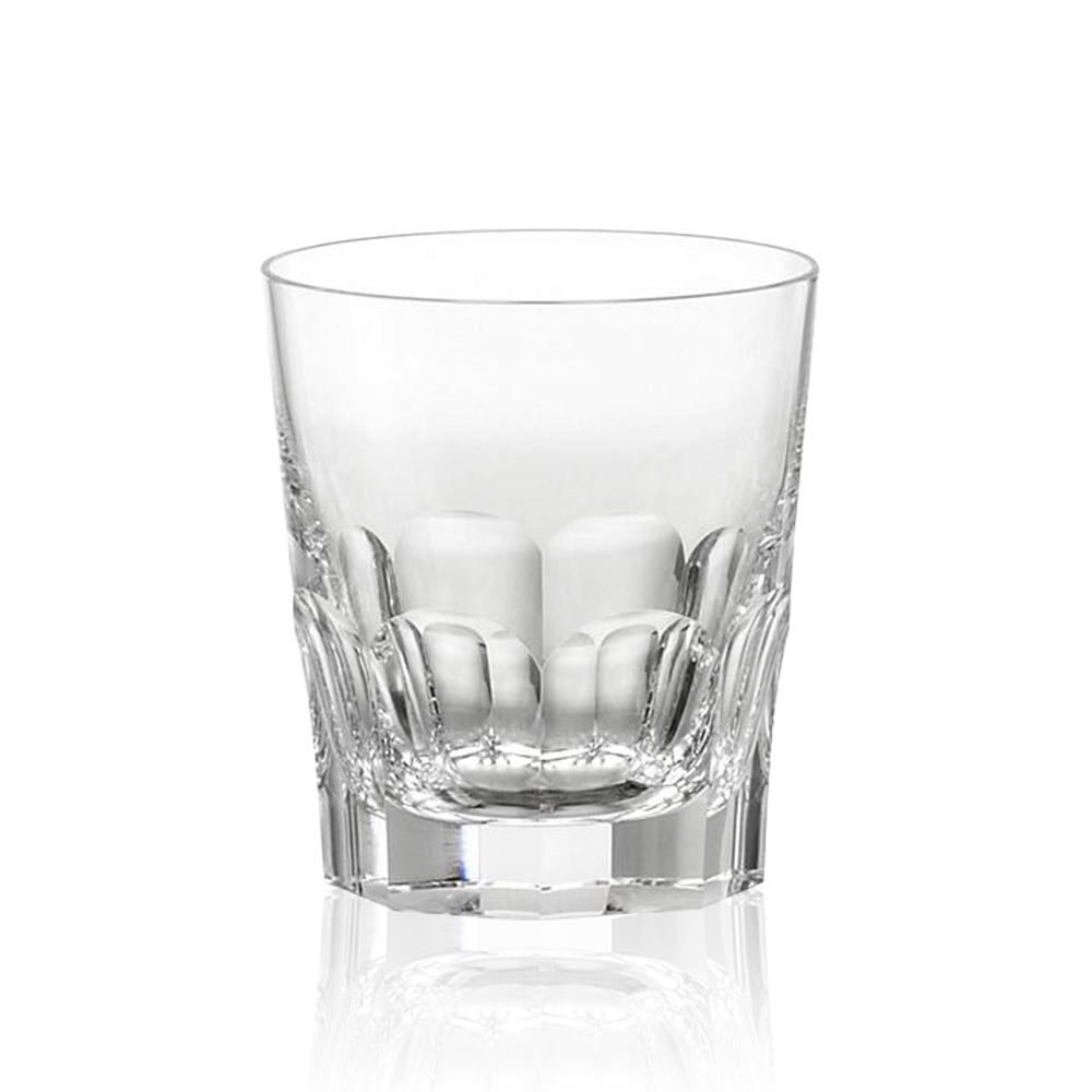 KAGAMI Edo Kiriko Wine Glass, Ripple Whiskey Glass,Crystal on the rocks T9852-1914