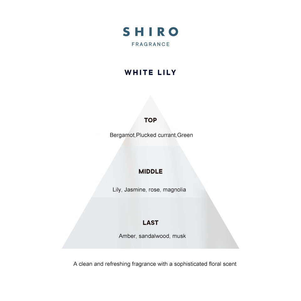 Japan SHIRO Room Fragrance Set Diffuser Bottle / 300ml Replacement  Fragrance Oil with Diffuser Stick (Soap Scent/White Tea/Lily/Golden Raspberry)