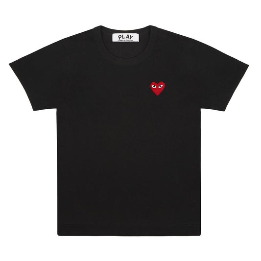 【PLAY Men】PLAY COMME des GARÇONS T-Shirt (Black)Basic Black with Red Heart