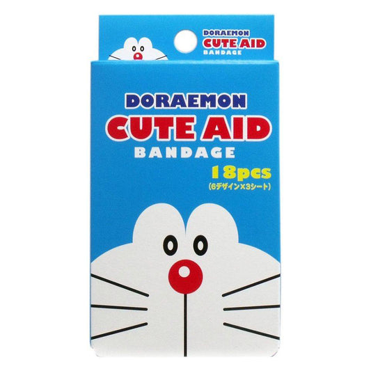 Japan Santan x Doraemon, Children's Bleeding Stickers, Baby Band-Aids 18pcs