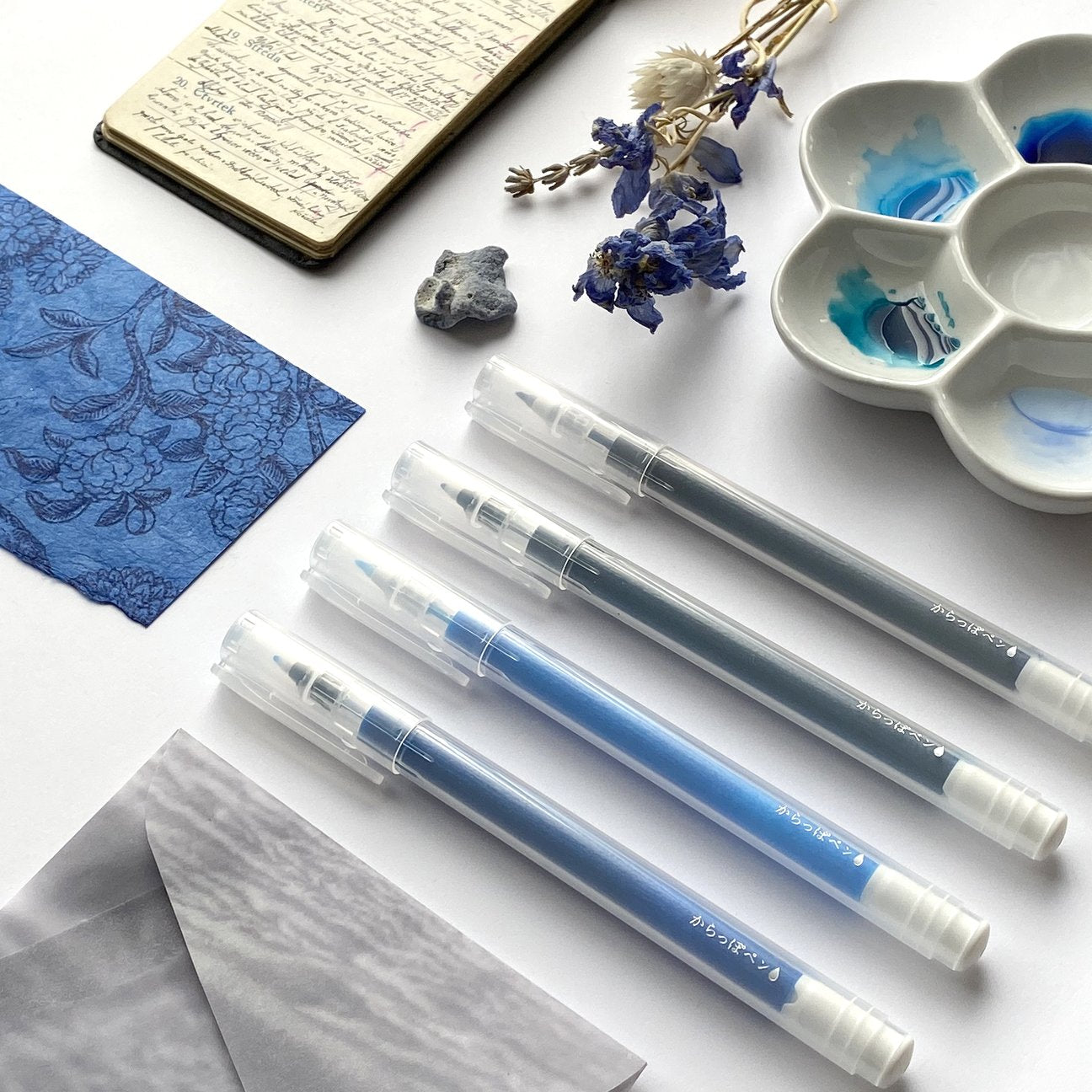 【2021 Japan Stationery Award】 Wuzhu ink-cafe Enjoy the Fun at Home! Self-Adjusting ink Set