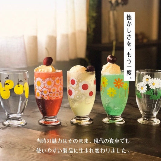 Aderia Ishizuka Glass – Showa Retro Glass Cup Collection (Multiple Designs Available)