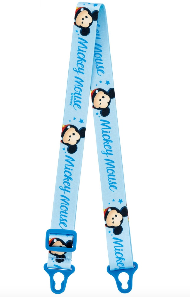 Skater Mickey Mouse Kids Straw Bottle 590ml – Blue Dual-Drink Portable Cup