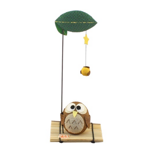 Japanese Yakushigama Maneki-neko (Lucky Cat) Ornament