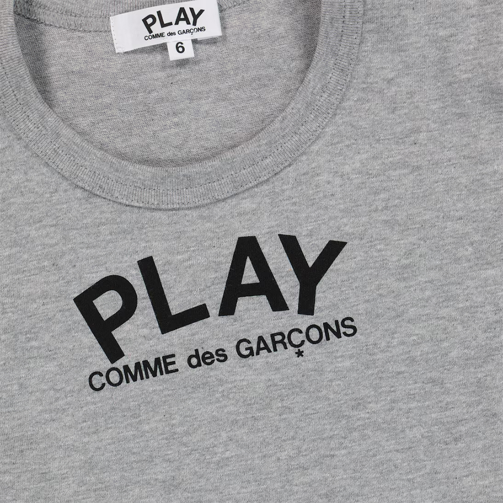 【Ms. PLAY】 PLAY COMME des GARÇONS T-Shirt (Grey)（The size is small, after washing will also shrink try to buy big Oh!）