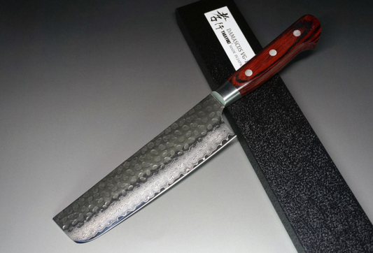 日本堺孝行 33层 大马士革高碳钢防锈 菜刀  16cm