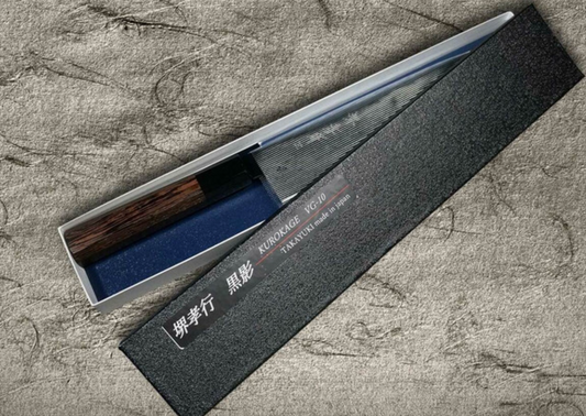 日本堺孝行 VG-10 黑影 特殊氧化涂层 三德刀 17cm(擅长处理蔬菜/鱼肉类)