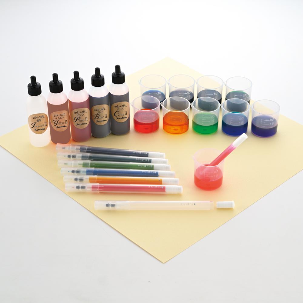 【2021 Japan Stationery Award】 Wuzhu ink-cafe Enjoy the Fun at Home! Self-Adjusting ink Set