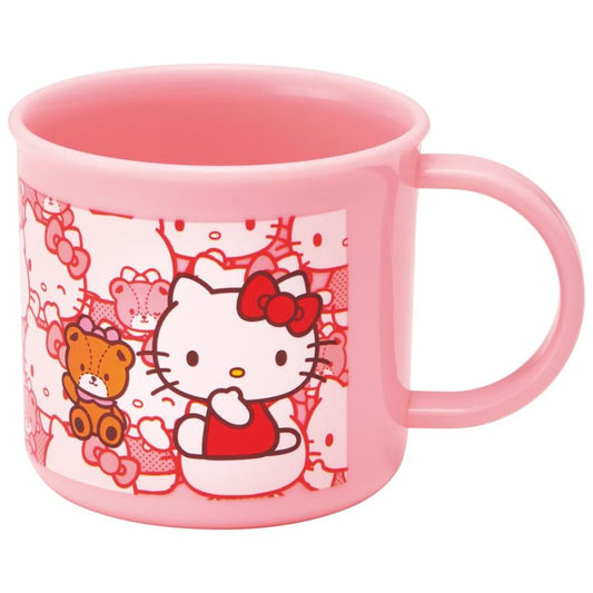 Japan Skater Hello Kitty Children's Antibacterial Mouthwash Cup, Toothbrush Cup, Water Cup, Drop Resistant Resin Dishwasher Safe 200ml