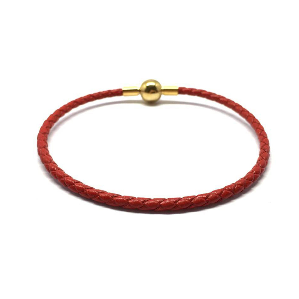 【Red Rope for Lunar New Year】Chow Tai Fook 2.5mm Fine Cowhide Braided Rope