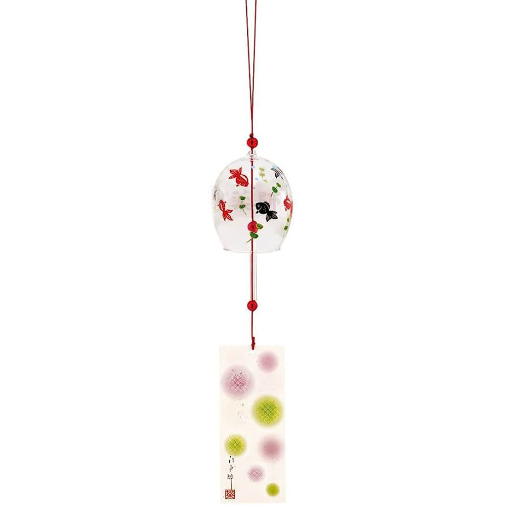 Yakushigama,Edo Stylish Wind Chime (Goldfish)#9463