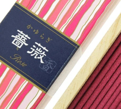 Nippon Kodo Kayuragi Incense – Rose (40 sticks with holder)