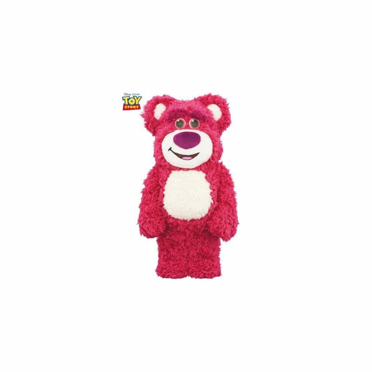 BE@RBRICK  400% Lots- OCSTUME  TOY STORY LOTSO, Plush Strawberry Bear,Height 280 mm