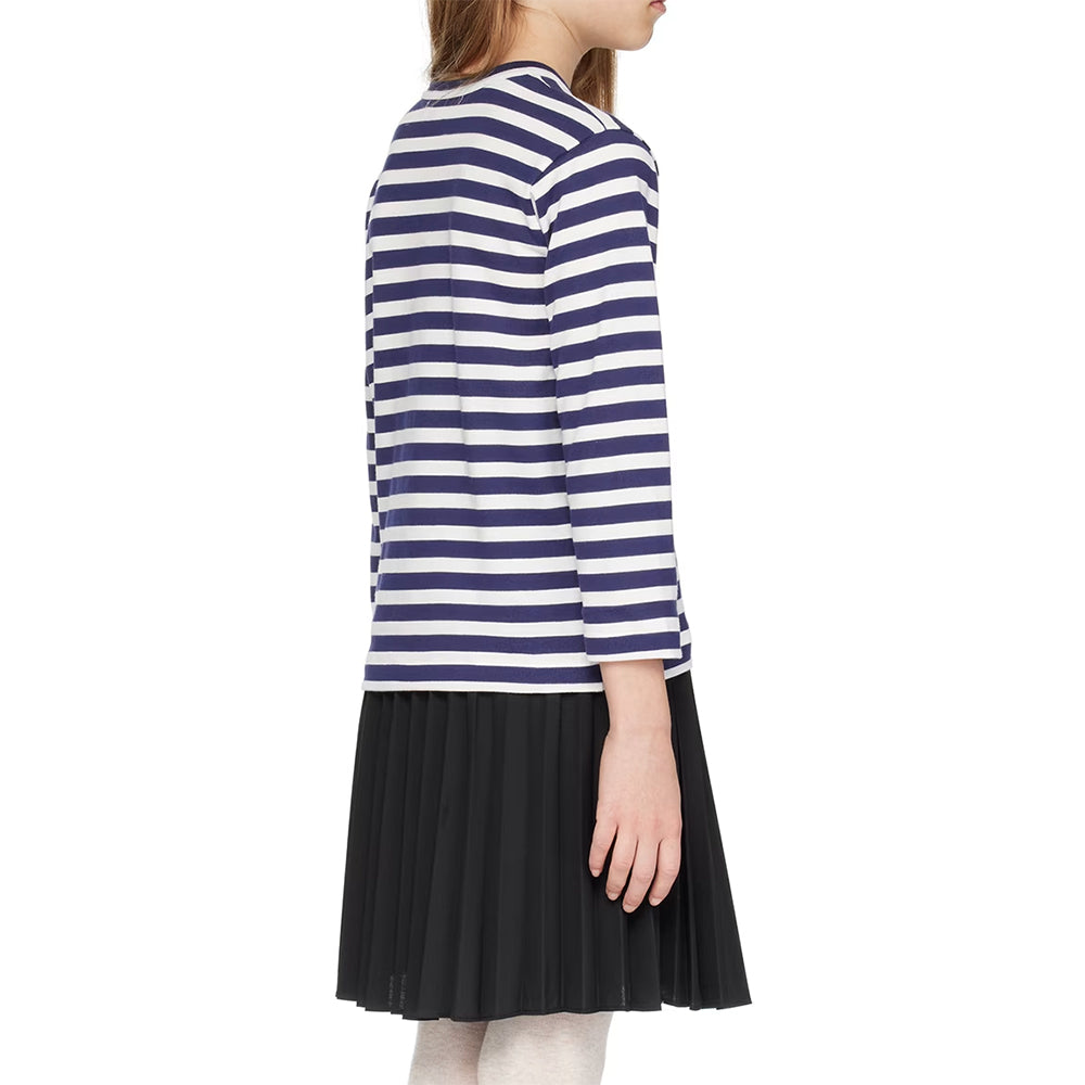 【PLAY KIDS】PLAY COMME des GARÇONS KIDS STRIPED T-SHIRT (BLUE)