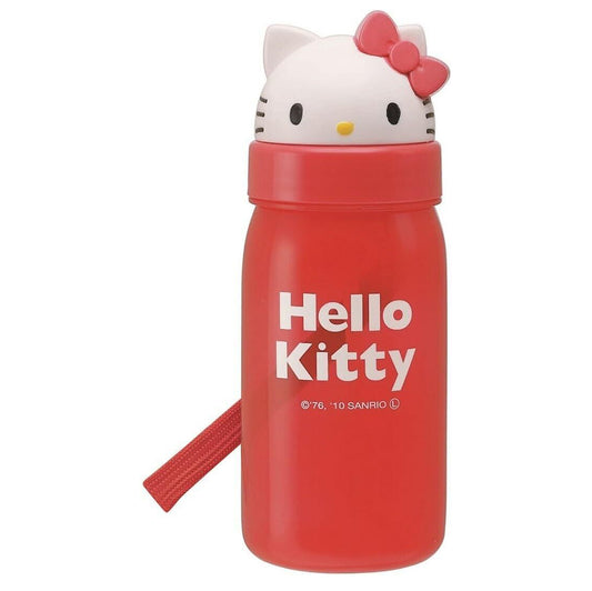 Japan Skater Heat-resistant Resin Hello Kitty Straw Water Bottle,Children's Cup 350ml